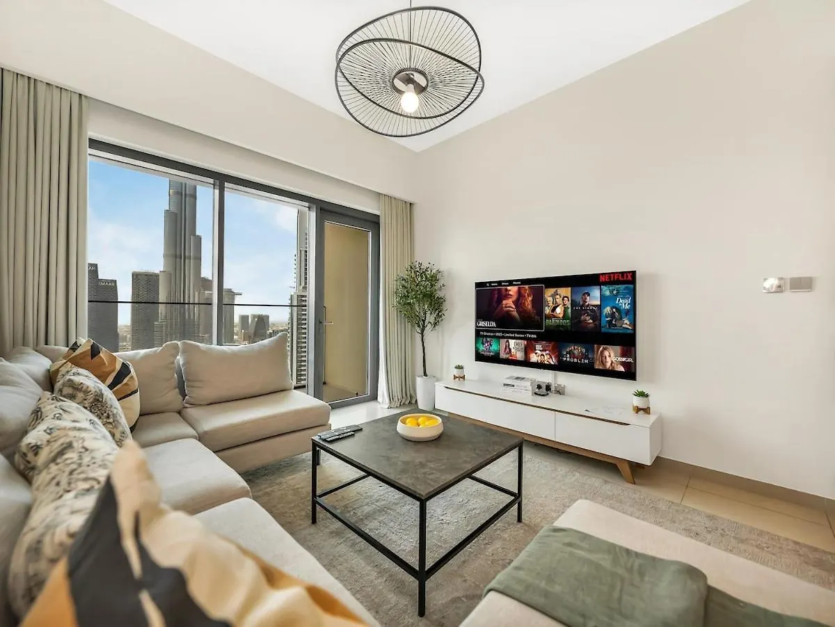 Burj Royale 3Br Full Burj Khalifa & Fountain View Apartamento Dubai