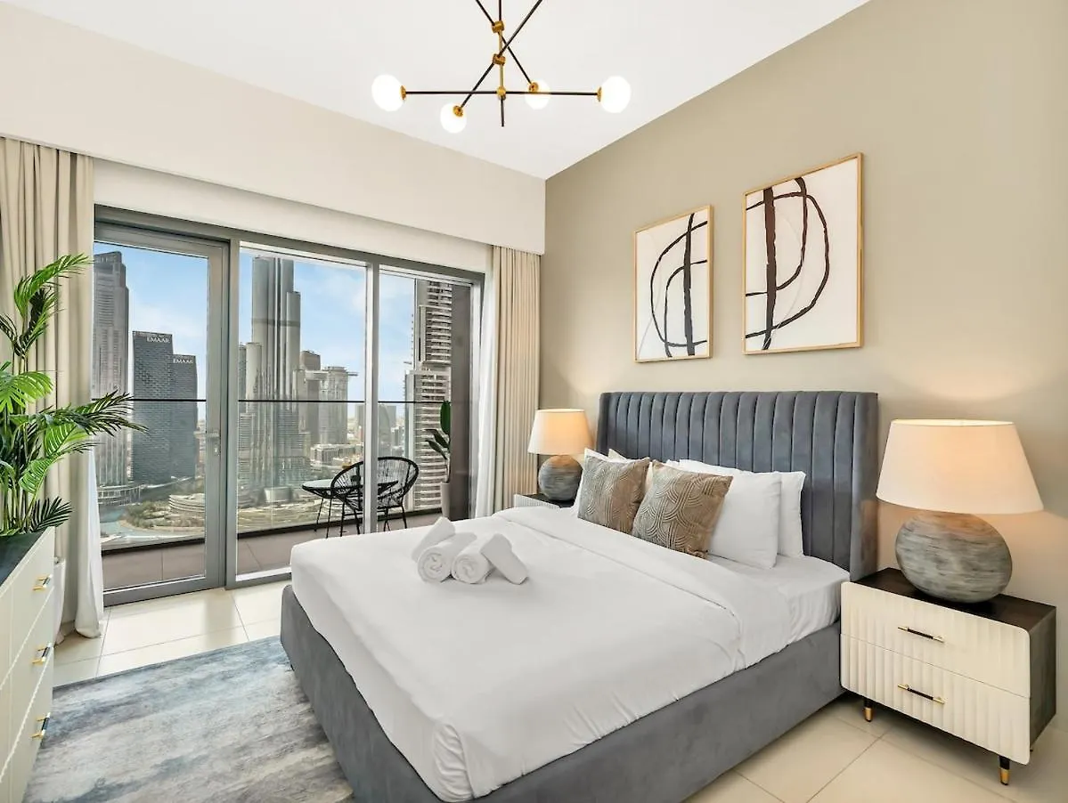 Burj Royale 3Br Full Burj Khalifa & Fountain View Apartamento Dubai