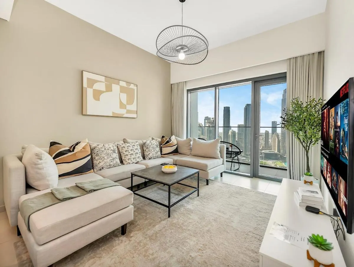 Burj Royale 3Br Full Burj Khalifa & Fountain View Apartamento Dubai
