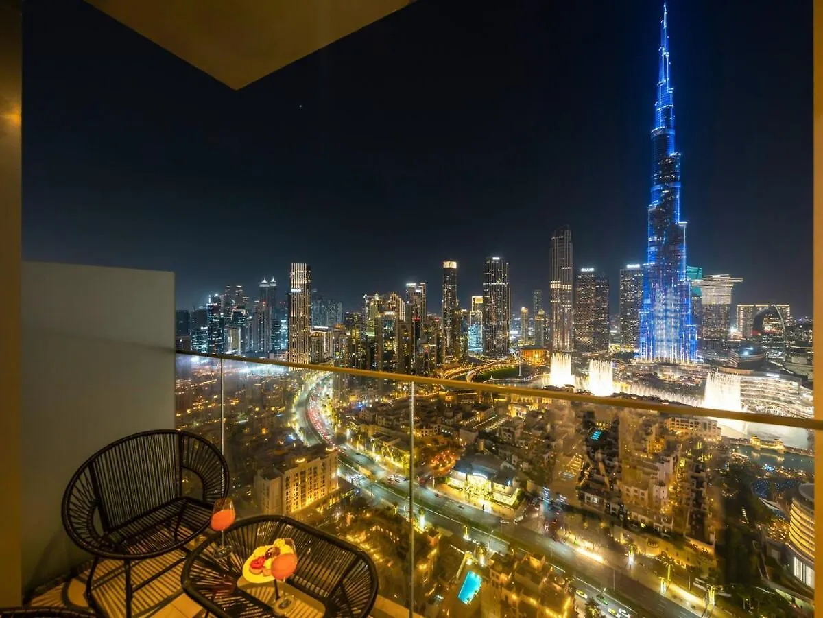 Burj Royale 3Br Full Burj Khalifa & Fountain View Apartamento Dubai