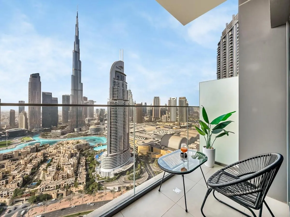 Burj Royale 3Br Full Burj Khalifa & Fountain View Apartamento Dubai