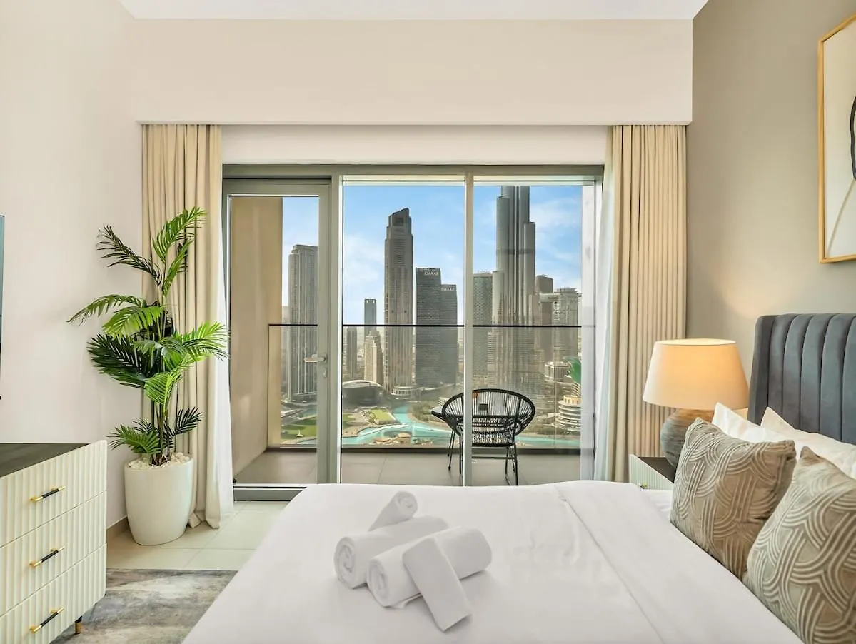 Burj Royale 3Br Full Burj Khalifa & Fountain View Apartamento Dubai